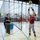 Minivolley: Pallavolo Novaggio / Bedigliora. Un momento dell'allenamento.